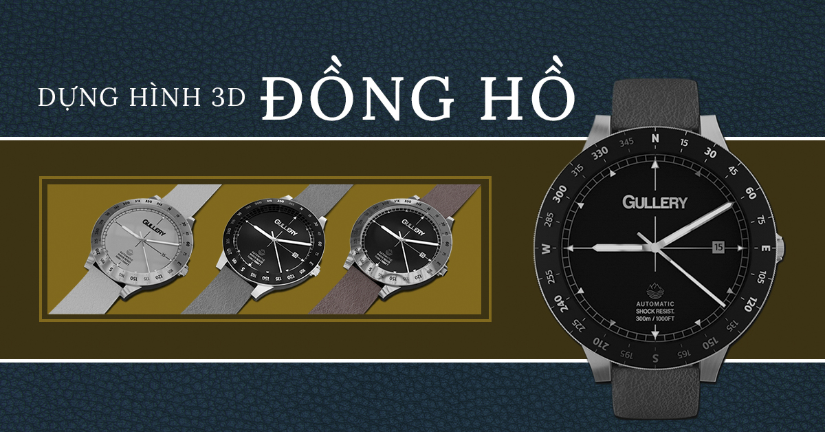 Dung hinh 3D dong ho 2