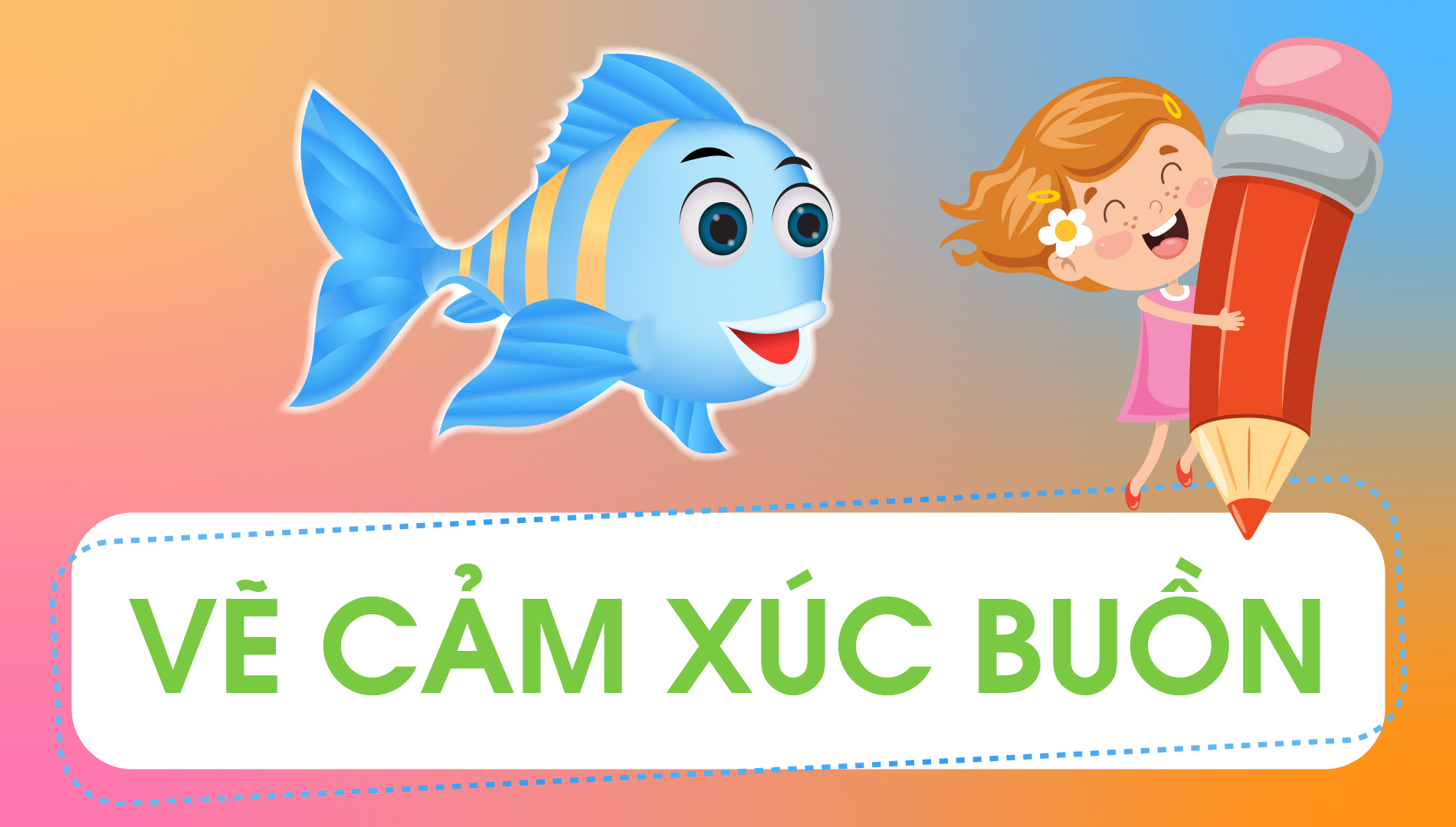 Vẽ cảm xúc buồn 01